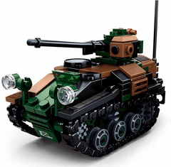 Sluban Army Model Bricks M38-B0750 Malý tank 2v1 M38-B0750