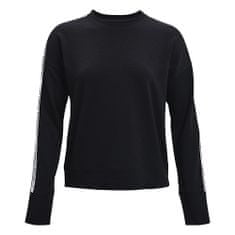 Under Armour UA Rival Terry Taped Crew-BLK, UA Rival Terry Taped Crew-BLK | 1360905-001 | MD
