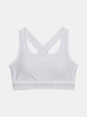 Under Armour Podprsenka UA Crossback Mid Bra-WHT S