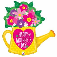 Grabo Fóliový balónek Supershape Happy Mother Day Květináč 81cm