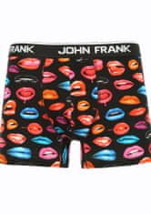 John Frank Pánské boxerky JFBD323, Černá, M