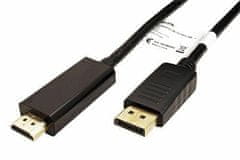 Kraftika Kabel displayport-hdmi m/m, 4k2k@60hz, 3m, hdmi kabely