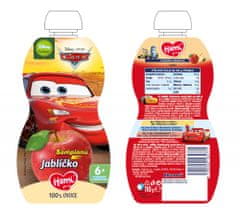 Hami Disney Cars ovocná kapsička Jablíčko 6x 110 g, 6+