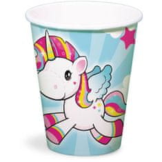 Párty kelímky Jednorožec - Little Unicorn 250ml - 8 ks