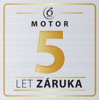 5 let prodloužená záruka na motor