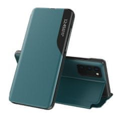 MG Eco Leather View knížkové pouzdro na Samsung Galaxy M51, zelené