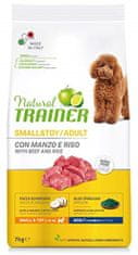 TRAINER Natural Small&Toy Ad. Hovězí a rýže 7kg