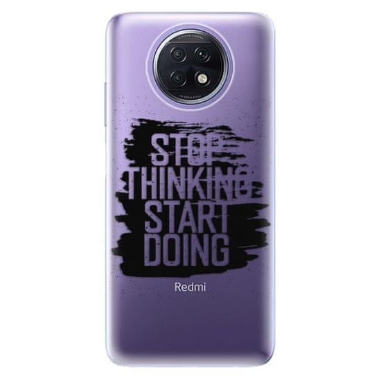 iSaprio Silikonové pouzdro - Start Doing - black pro Xiaomi Redmi Note 9T