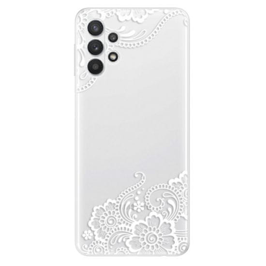 iSaprio Silikonové pouzdro - White Lace 02 pro Samsung Galaxy A32 5G