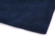 TomLinen Povlak na polštář Navy Washed 40x40