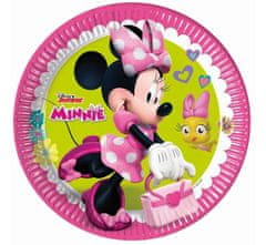 Párty papírové talíře myška Minnie - Happy Helpers - 23 cm - 8 ks