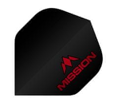 Mission Letky Logo - Black/Red F2504