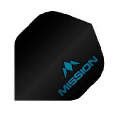 Mission Letky Logo - Black/Blue F2503