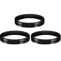 Mission S-Lock Rings - kroužky na násadky - 3 ks - black