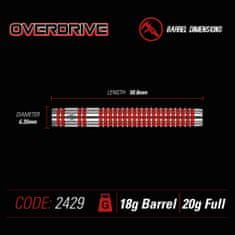 Winmau Šipky Overdrive - 20g