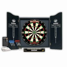 Winmau Professional Darts Set - Kabinet s terčem a šipkami - Black Profi