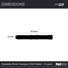 Red Dragon Šipky Steel Peter Wright Snakebite World Champion 2020 Edition - 23g