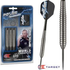 Šipky Steel Power Silverlight - Phil Taylor - 24g