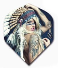 Designa Letky Darts Ink - Head Dress Girl F2486