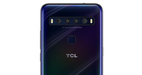 TCL 10L čítací režim adaptívny jas obrazová technológia NXTVISION HDR video 4K video veľký LCD displej Full HD+ dlhá výdrž batérie, výkonný procesor, štyri fotoaparáty, širokouhlý, makro, hĺbka ostrosti holografická povrchová úprava jedinečný dizajn Qualcomm Snapdragon 665G umelá inteligencia