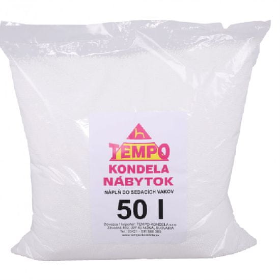 ATAN Náplň do sedacích vaků, EPS polystyrénové kuličky, balení 50 l