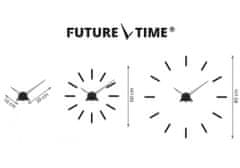 Future Time Designové nalepovací hodiny Future Time FT9600WH Modular white 60cm