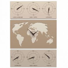 CalleaDesign Designové hodiny 12-008 CalleaDesign V-Cosmo 85cm (více barevných variant) Barva caffe latte-14 - RAL1019