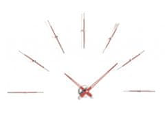 Nomon Designové nástěnné hodiny Nomon Merlin 12i red 110cm