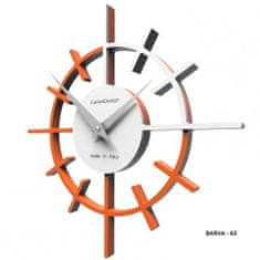 CalleaDesign Designové hodiny 10-018 CalleaDesign Crosshair 29cm (více barevných variant) Barva zelená oliva-54