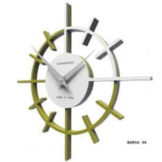 CalleaDesign Designové hodiny 10-018 CalleaDesign Crosshair 29cm (více barevných variant) Barva zelená oliva-54