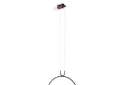 Nomon Designové nástěnné hodiny Nomon Colgante Walnut Black 90cm