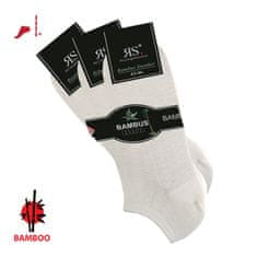 RS dámské i pánské bambusové antibakteriální nízké sneaker ponožky 43025 3-pack , 39-42