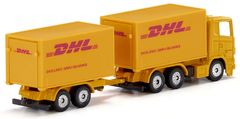 SIKU Blister 1694 DHL kamion s přívěsem