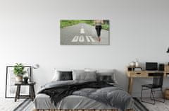 tulup.cz akrylový obraz Žena road kurz 120x60 cm 2 Přívěsky