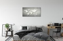 tulup.cz akrylový obraz Šedé pozadí White mapa 120x60 cm 4 Přívěsky