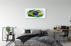 tulup.cz Obraz na skle brazilská vlajka 100x50 cm 2 Přívěsky