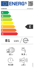 Gorenje vestavná myčka GV520E10