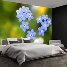 tulup.cz Fototapeta Forget-me-nots Srdce Fototapeta Samolepící 312x219 cm