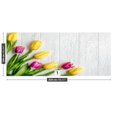 tulup.cz Fototapeta žluté tulipány Fototapeta Vliesová 250x104 cm