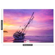 tulup.cz Fototapeta Boat Beach Fototapeta Samolepící 104x70 cm