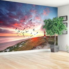 tulup.cz Fototapeta Maják Sylt Fototapeta Samolepící 250x104 cm