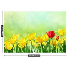 tulup.cz Fototapeta Žluté tulipány Fototapeta Samolepící 104x70 cm