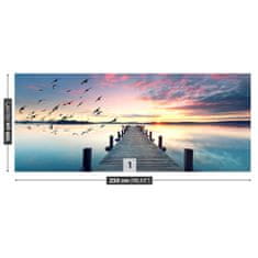 tulup.cz Fototapeta Lake Pier Fototapeta Vliesová 250x104 cm