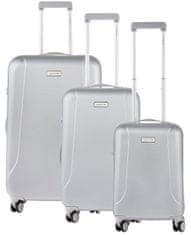 CARRY ON Sada kufrů Skyhopper Silver 3-set