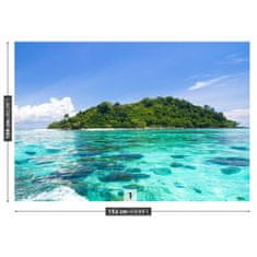 tulup.cz Fototapeta Blue Paradise Island Fototapeta Vliesová 152x104 cm