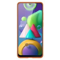 Dux Ducis Yolo kožený kryt na Samsung Galaxy M30s, oranžový