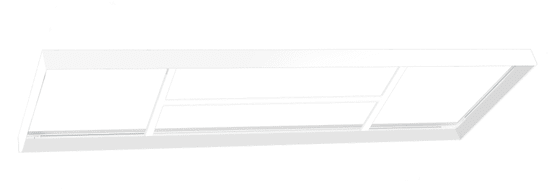 Century CENTURY Rám pro povrchovou montáž LED panelu 30x120 celistvý rám bílý