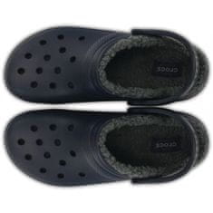 Crocs nazouváky Crocs Classic Lined Clog Navy/Charcoal, modrá/navy vel. 42,5