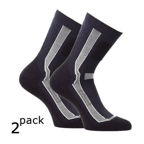 OXSOX unisex sportovní funkční speciálně tvarované bavlněné froté ponožky OX5200120 2-pack