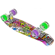 Enero Pennyboard ENERO 56cm s LED kolečky, VINTAGE S-127